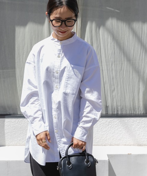 「FORK&SPOON」 長袖ブラウス 1 ホワイト レディース_画像5