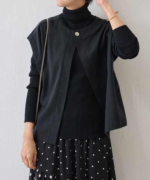 「BEARDSLEY」 タートルネックニット FREE グリーン レディース_画像2