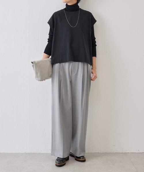 「BEARDSLEY」 タートルネックニット FREE グリーン レディース_画像4