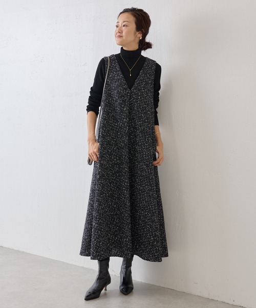 「BEARDSLEY」 タートルネックニット FREE グリーン レディース_画像7