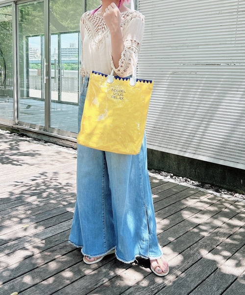 「Noubel Voug Relax」 トートバッグ FREE イエロー レディース_画像7