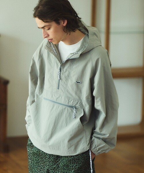 「TOWNCRAFT」 ナイロンブルゾン MEDIUM グレー メンズ_画像6
