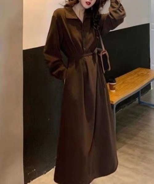 ワンピース ロングシャツワンピース : ZOZOTOWN Yahoo!店 - 通販