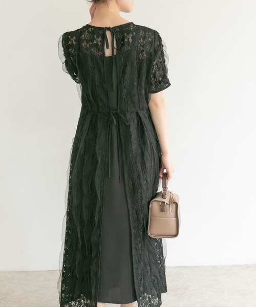 「URBAN RESEARCH ROSSO WOMEN」 半袖ワンピース 38 ミント レディースの画像