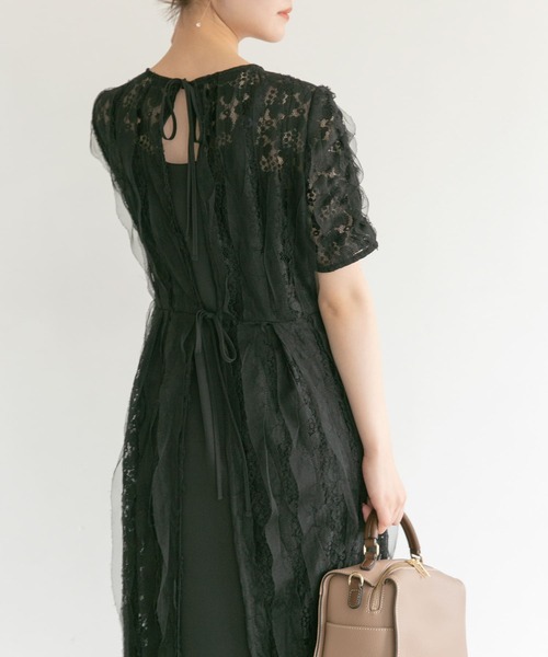 「URBAN RESEARCH ROSSO WOMEN」 半袖ワンピース 38 ミント レディースの画像