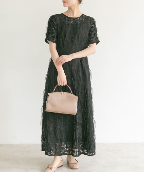 「URBAN RESEARCH ROSSO WOMEN」 半袖ワンピース 38 ミント レディースの画像