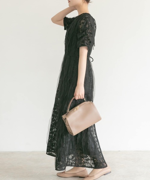 「URBAN RESEARCH ROSSO WOMEN」 半袖ワンピース 38 ミント レディースの画像