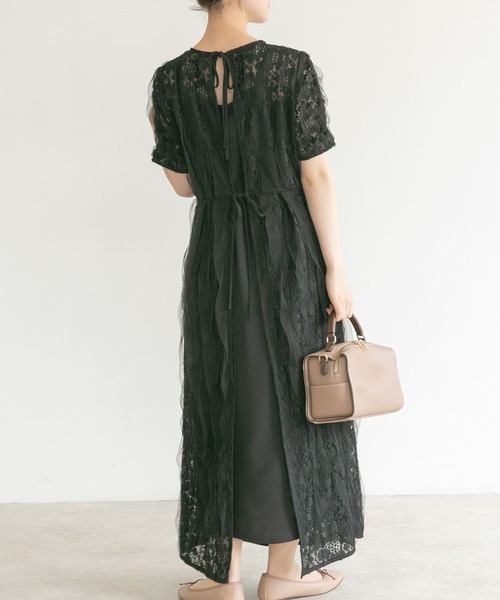 「URBAN RESEARCH ROSSO WOMEN」 半袖ワンピース 38 ミント レディースの画像
