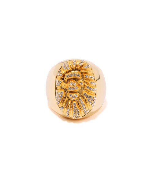 A BATHING APE(アベイシングエイプ) 指輪 リング APE HEAD CRYSTAL A BATHING APE(アベイシングエイプ) 指輪 リング APE HEAD CRYSTAL