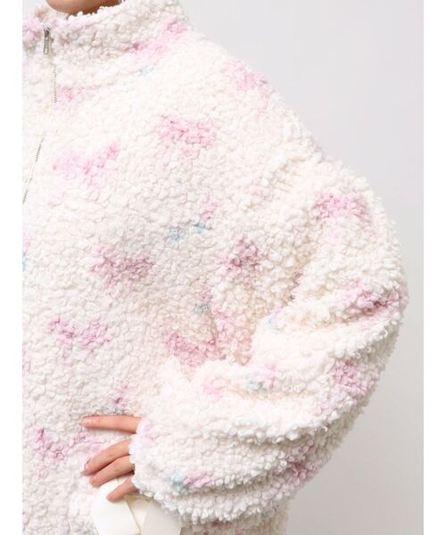 merry jenny（メリージェニー） ブルゾン アウター Fluffy Tulip Boa