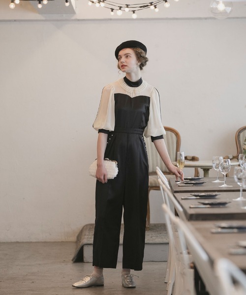 「BONLECILL noir」 オールインワン M～Ｌ ブラック レディース_画像3