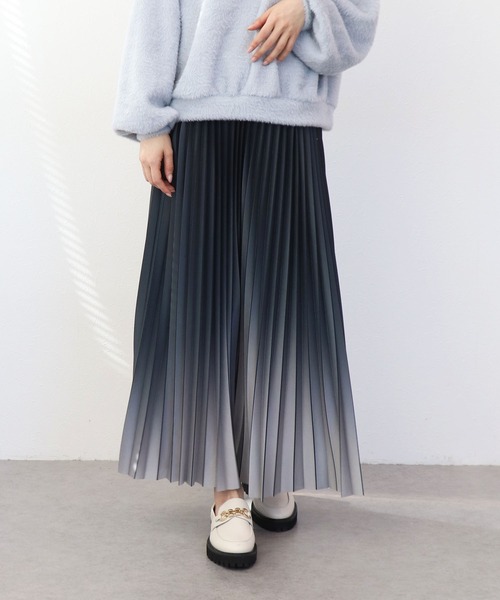 Jines（ジネス） スカート ニットプリーツスカート : ZOZOTOWN Yahoo