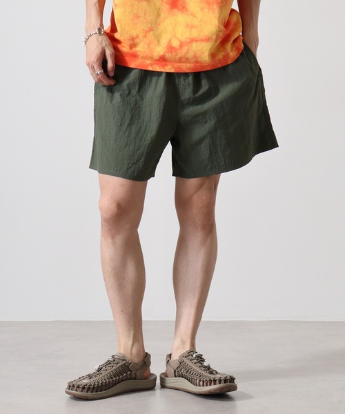 「TRUSS」 ショートパンツ X-SMALL グリーン メンズ_画像4