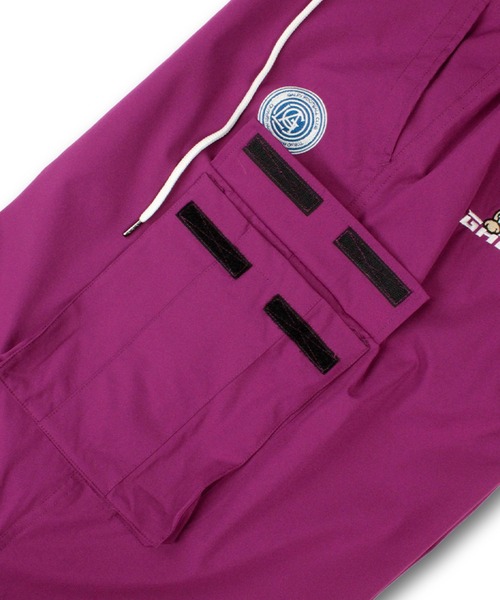 「GALFY」 カーゴパンツ X-LARGE バーガンディー メンズ_画像9