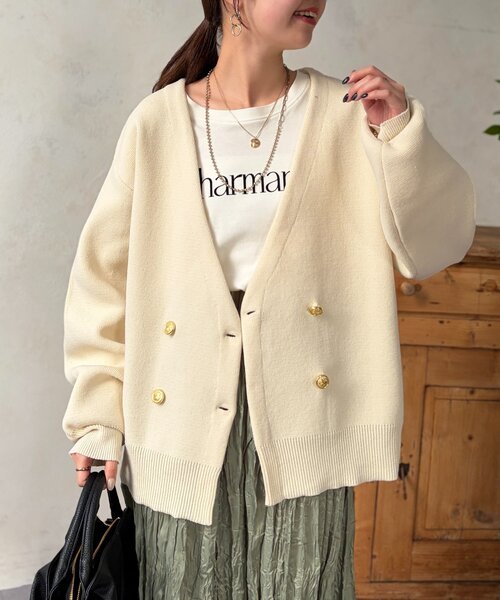 Chez toi（シェトワ） カーディガン ニットテーラーカーディガン