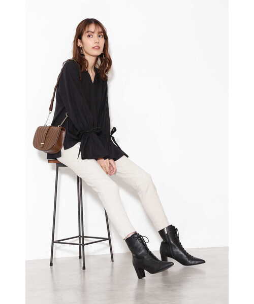 「JILL STUART」 長袖ブラウス SMALL ブラック レディース_画像4
