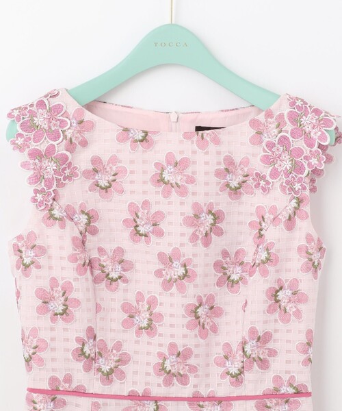 TOCCA（トッカ） ノースリーブワンピース 6 ピンク レディース