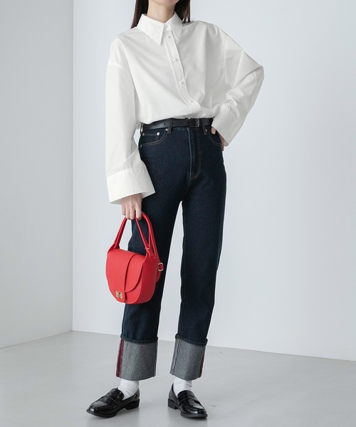 「BONLECILL」 長袖シャツ FREE オフホワイト レディース_画像6