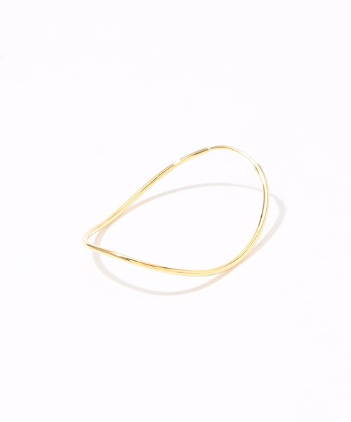 ピアス BAR Jewellery CONTOUR ゴールドピアス レディースの画像