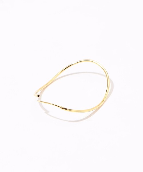 ピアス BAR Jewellery CONTOUR ゴールドピアス レディースの画像