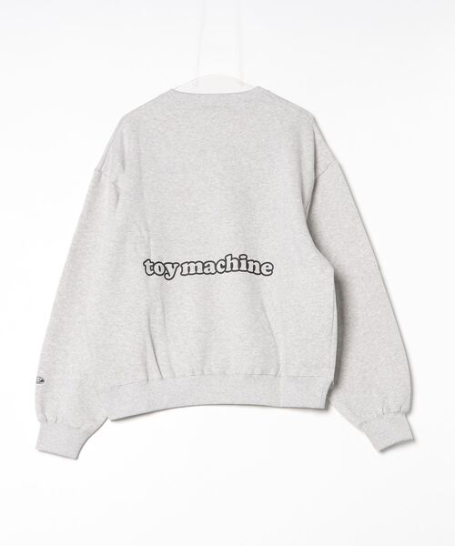「TOY MACHINE」 スウェットカットソー M アッシュグレー メンズ_画像2