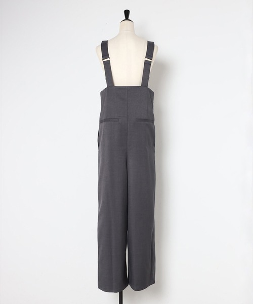 「Bonjour Sagan」 オーバーオール FREE チャコールグレー レディース_画像6
