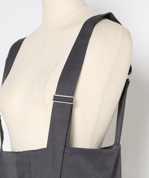 「Bonjour Sagan」 オーバーオール FREE チャコールグレー レディース_画像7