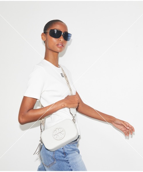 トリーバーチ 半袖ニット TORY BURCH（トリーバーチ） tシャツ 半袖 コットン リブ Tシャツ
