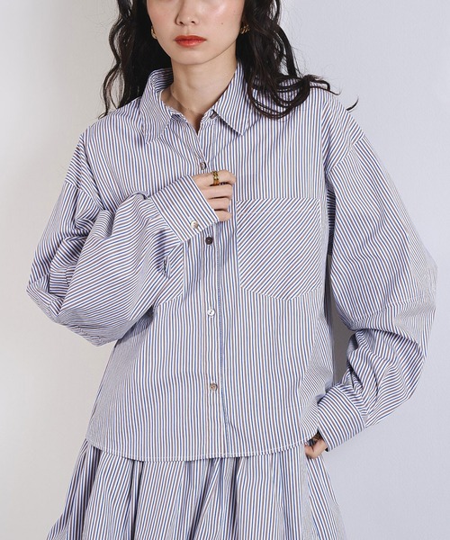 ROSE BUD（ローズバッド） ブラウス シャツ ASSORTED VOLUME SLEEVE 
