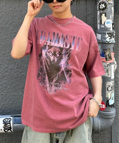 「ADAMASTE」 半袖Tシャツ MEDIUM ブラック系その他 メンズ_画像5