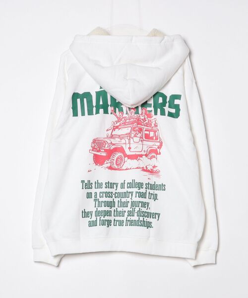 「Rodeo Crowns」 プルオーバーパーカー M ホワイト レディース_画像2