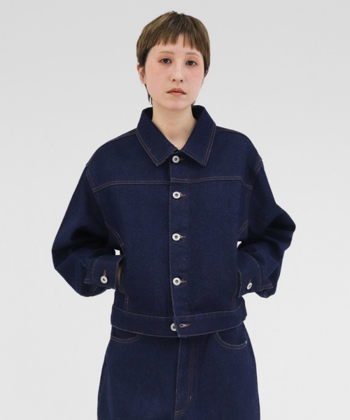 lit デニムジャケット gジャン Denim Short Jacket レディース メンズ