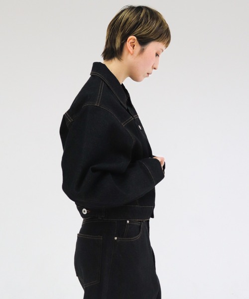 lit デニムジャケット gジャン Denim Short Jacket レディース メンズ