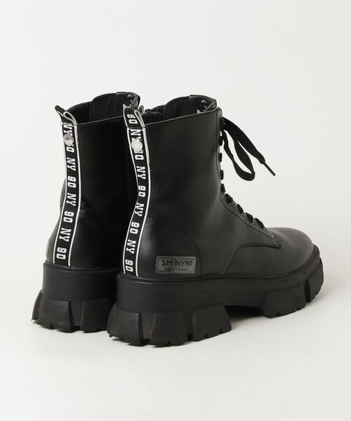 「STEVE MADDEN」 ブーツ 25.5cm ブラック レディース_画像2