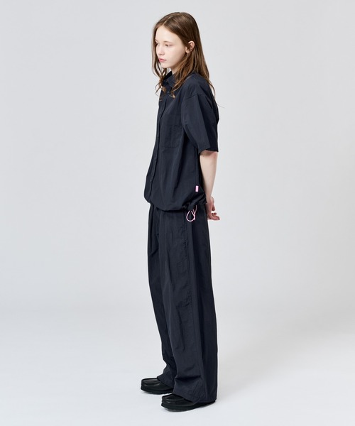 パンツ WETTEMPT WETTEMPT パンツ NYLON BICOLOR 2TUCK DRAWSTRING PANTS / ナイロン