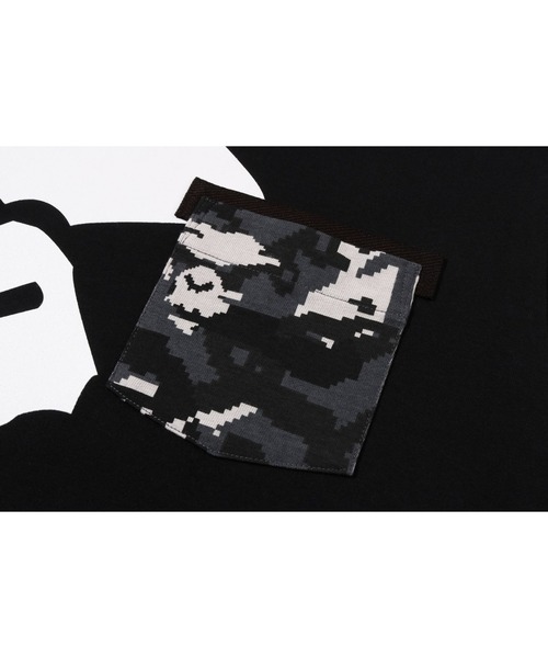 tシャツ MULTI PIXEL CAMO MAD APE FACE POCKET TEE メンズ レディースの画像