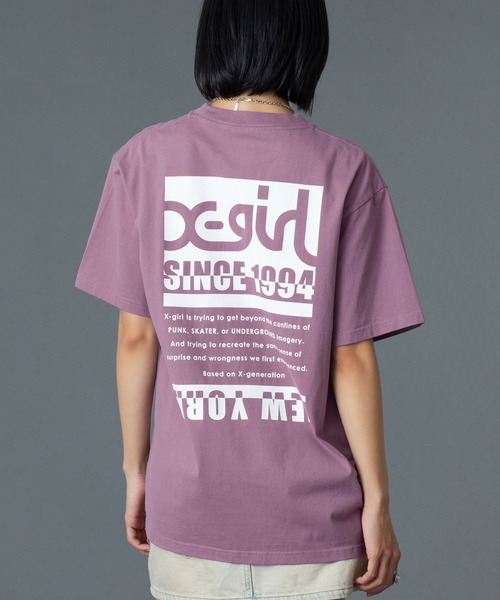 tシャツ BI COLOR BOX LOGO S/S TEE レディースの画像