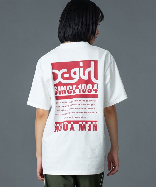 tシャツ BI COLOR BOX LOGO S/S TEE レディースの画像