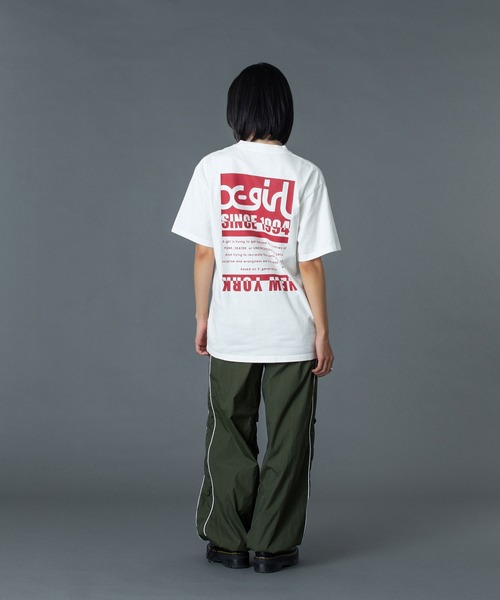 tシャツ BI COLOR BOX LOGO S/S TEE レディースの画像
