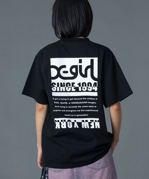 tシャツ BI COLOR BOX LOGO S/S TEE レディースの画像