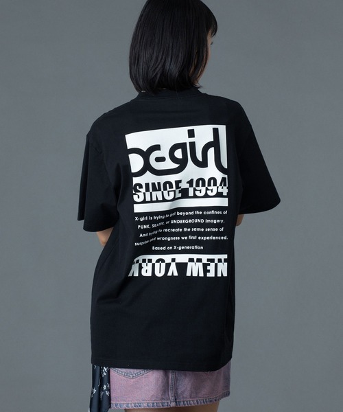 tシャツ BI COLOR BOX LOGO S/S TEE レディースの画像