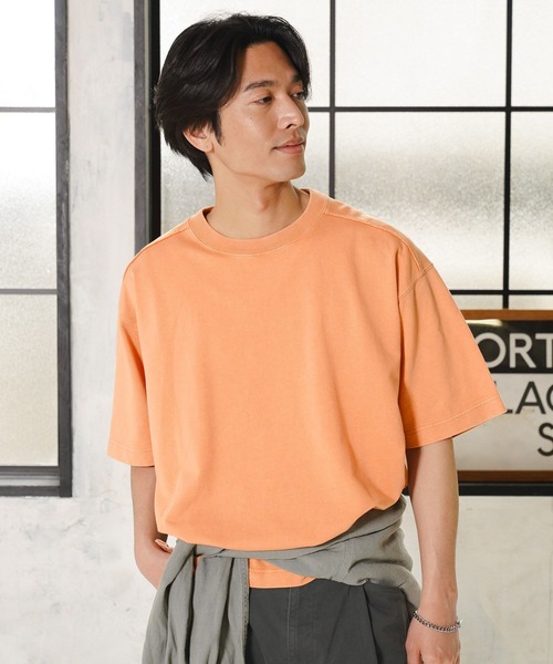 BAYFLOW（ベイフロー） tシャツ スノーウォッシュ加工Tシャツ メンズ