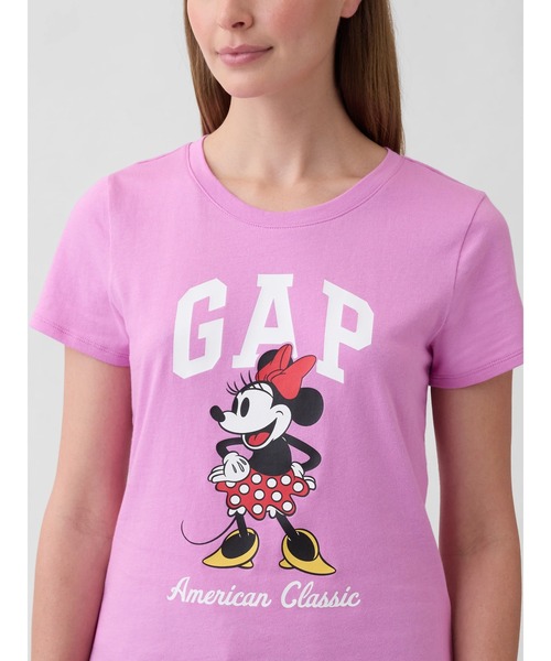 GAP（ギャップ） tシャツ 半袖 × ディズニー GAPロゴTシャツ