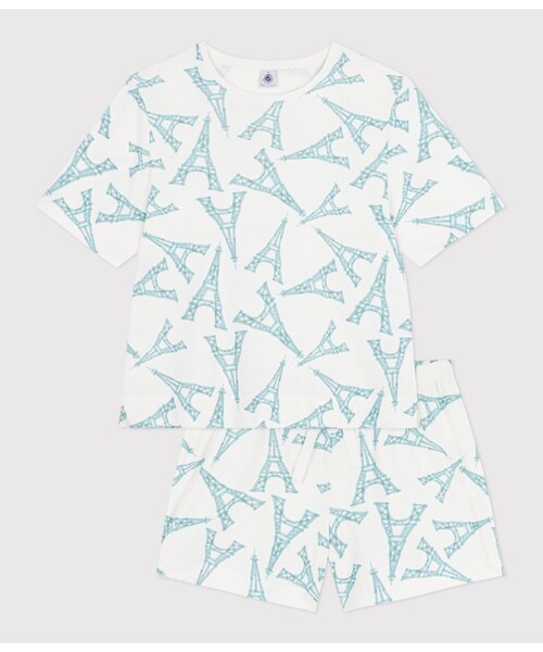 PETIT BATEAU（プチバトー） パジャマ ルームウェア エッフェル塔