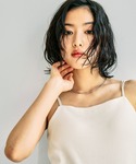 カップ付き キャミソール カップ付きWキャミソ...の詳細画像1