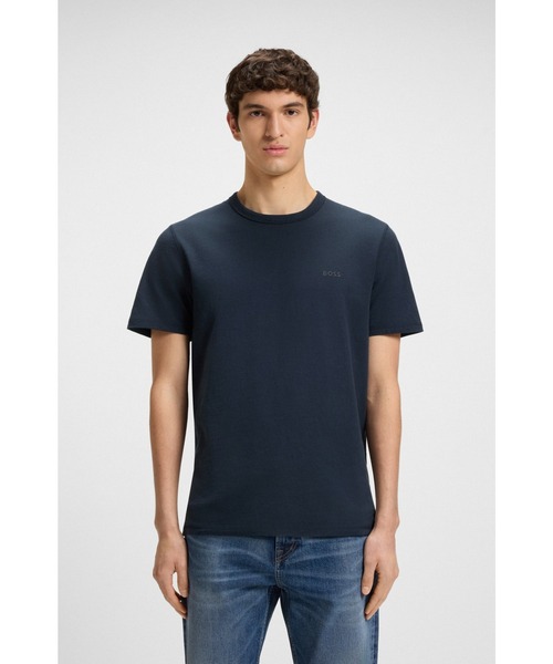 HUGO BOSS メンズ半袖Tシャツ、カットソー（色：ブルー系）｜トップス