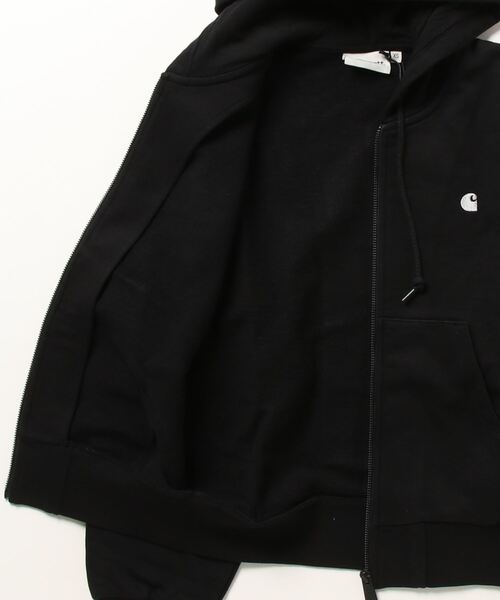 「Carhartt」 ジップアップパーカー X-SMALL グレー レディースの画像
