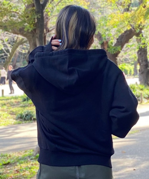 「Carhartt」 ジップアップパーカー X-SMALL グレー レディースの画像