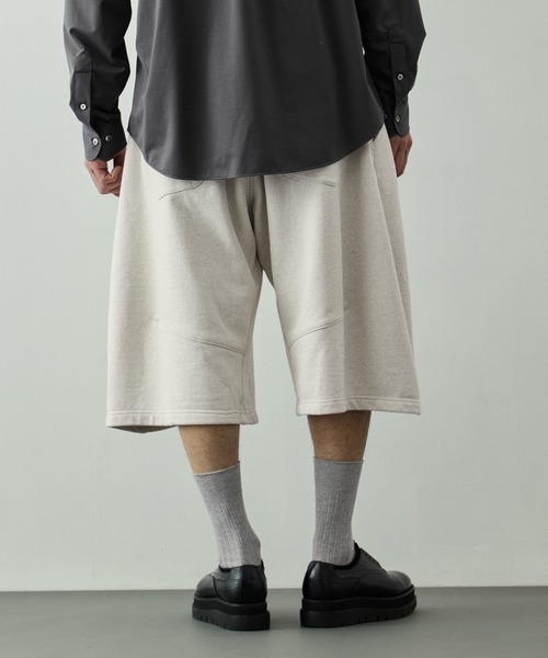 Z*Z様 KHOKI Sweat Lame shorts KHOKI（コッキ） スウェットパンツ ジャージ 「KHOKI/コッキ」Pleated