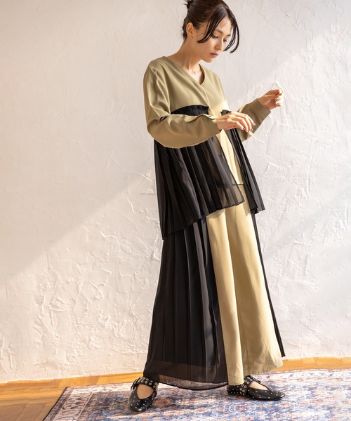 「OSMOSIS」 パンツ ONE SIZE ブルー レディース_画像3